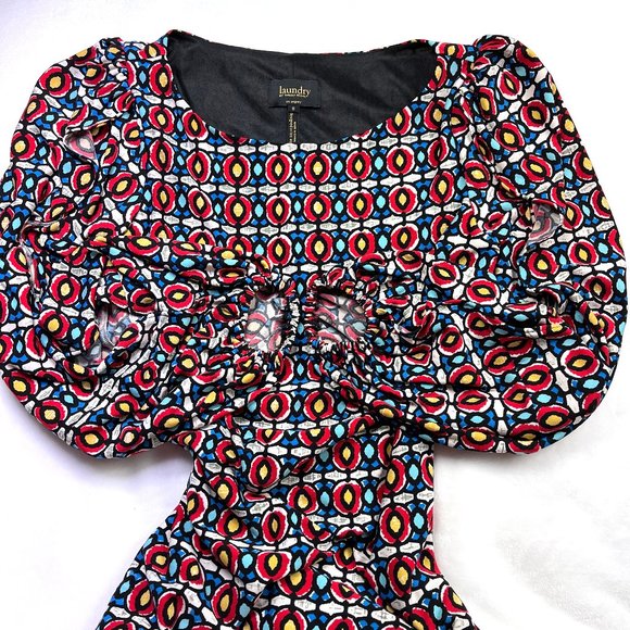 Laundry bishop cut out sleeve shift dress - Picture 3 of 13